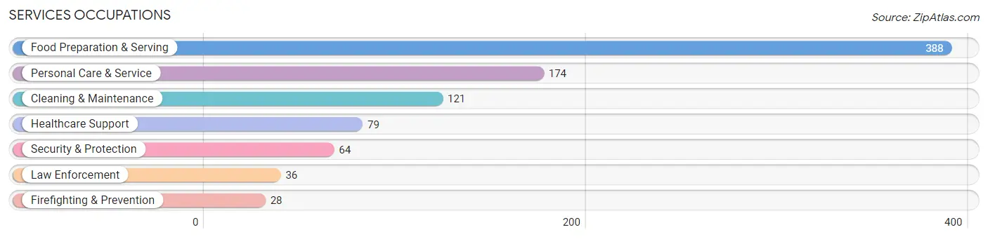 Services Occupations in Sioux Center