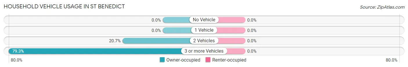 Household Vehicle Usage in St Benedict