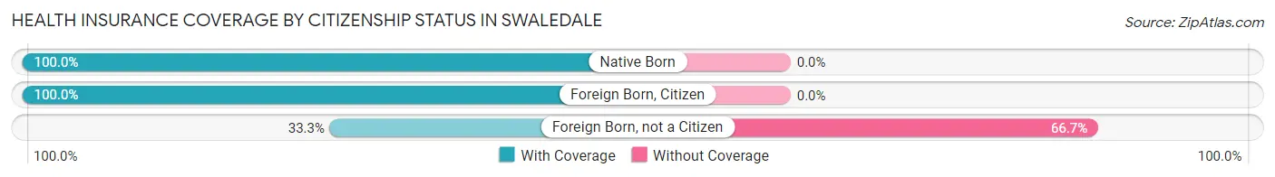 Health Insurance Coverage by Citizenship Status in Swaledale