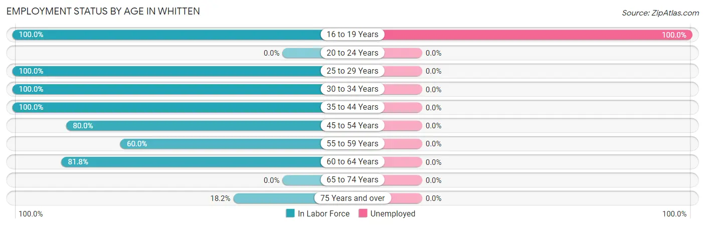 Employment Status by Age in Whitten