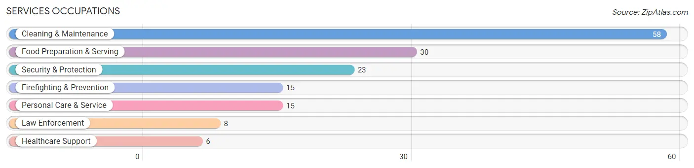 Services Occupations in Lapwai