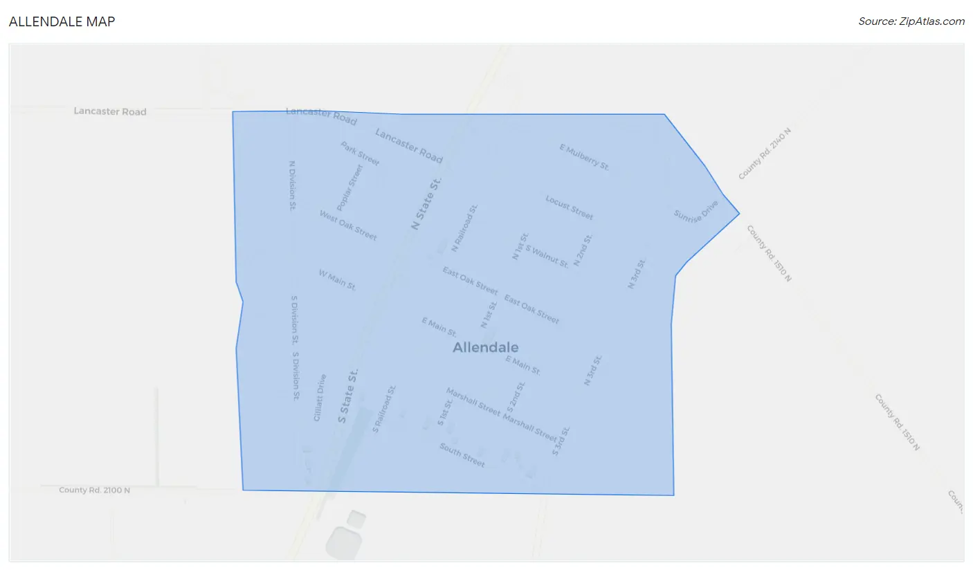 Allendale Map