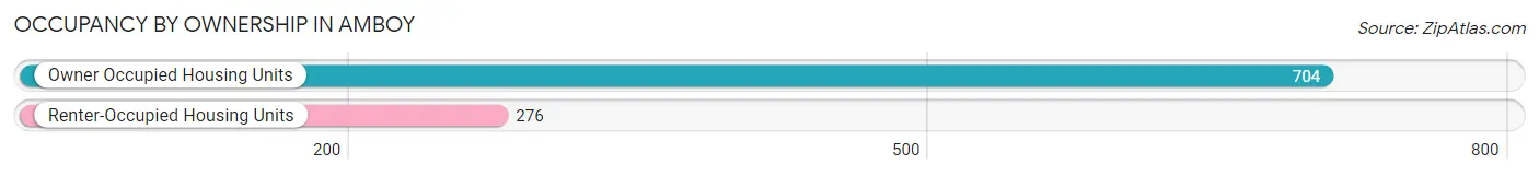 Occupancy by Ownership in Amboy