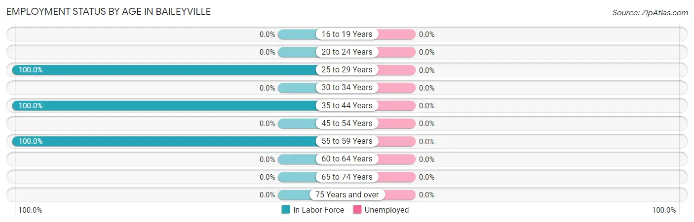 Employment Status by Age in Baileyville