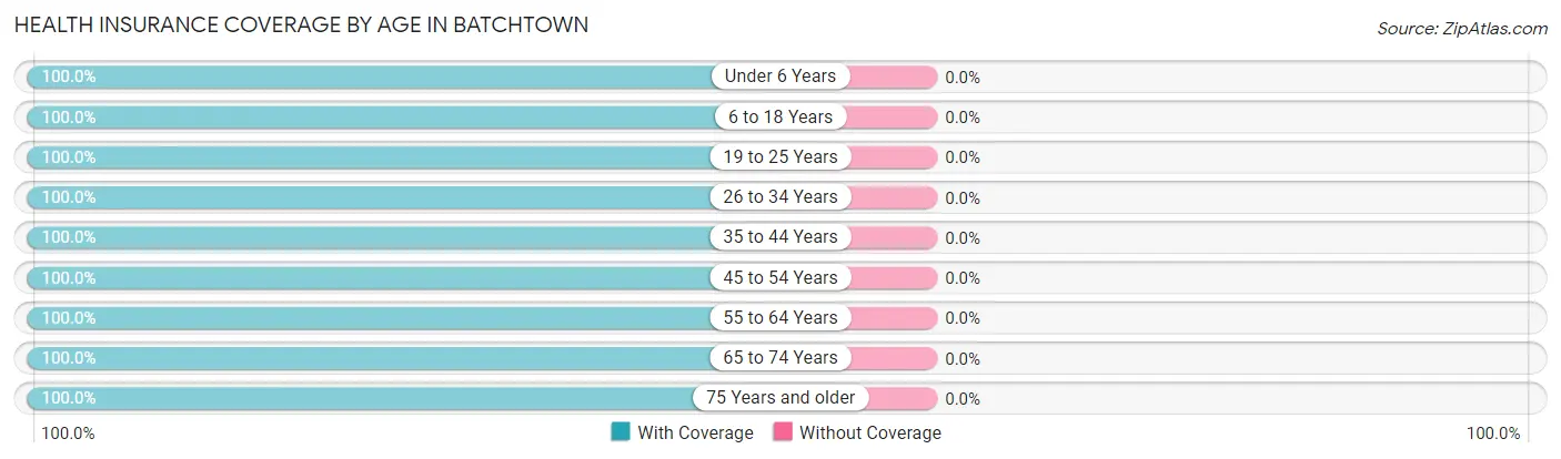 Health Insurance Coverage by Age in Batchtown