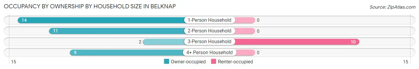 Occupancy by Ownership by Household Size in Belknap