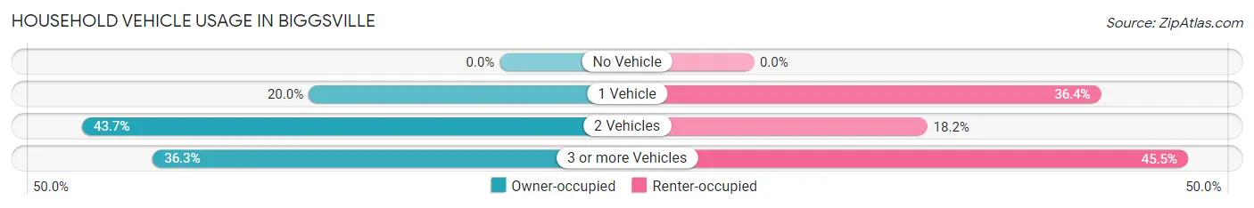 Household Vehicle Usage in Biggsville