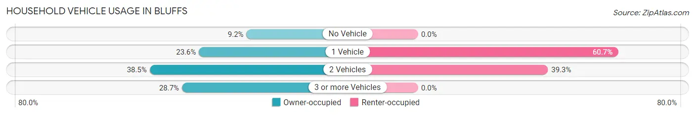 Household Vehicle Usage in Bluffs