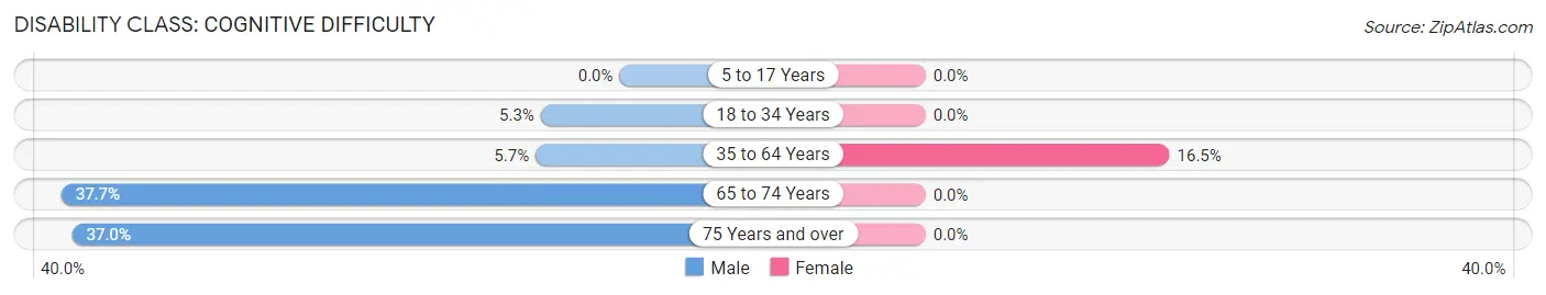 Disability in Bridgeport: <span>Cognitive Difficulty</span>