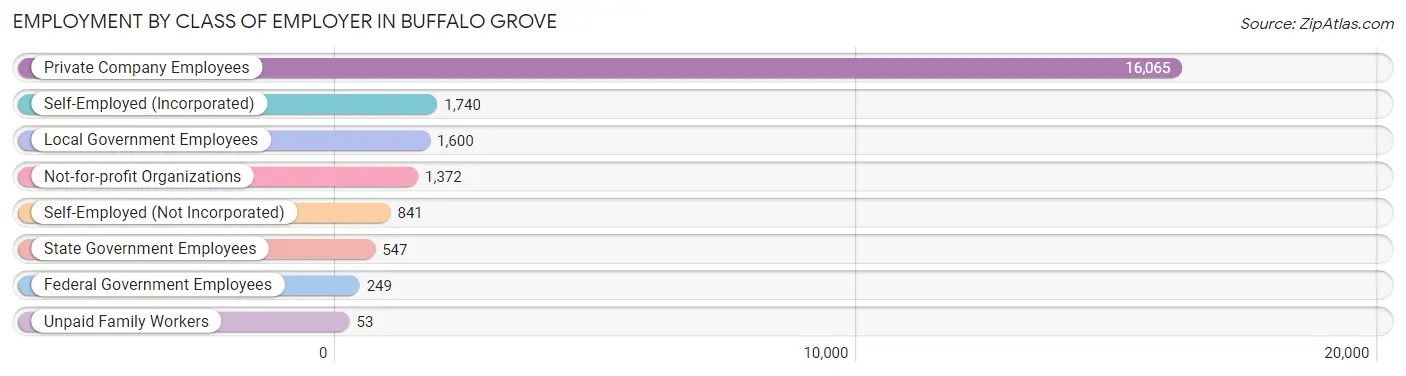 Employment by Class of Employer in Buffalo Grove