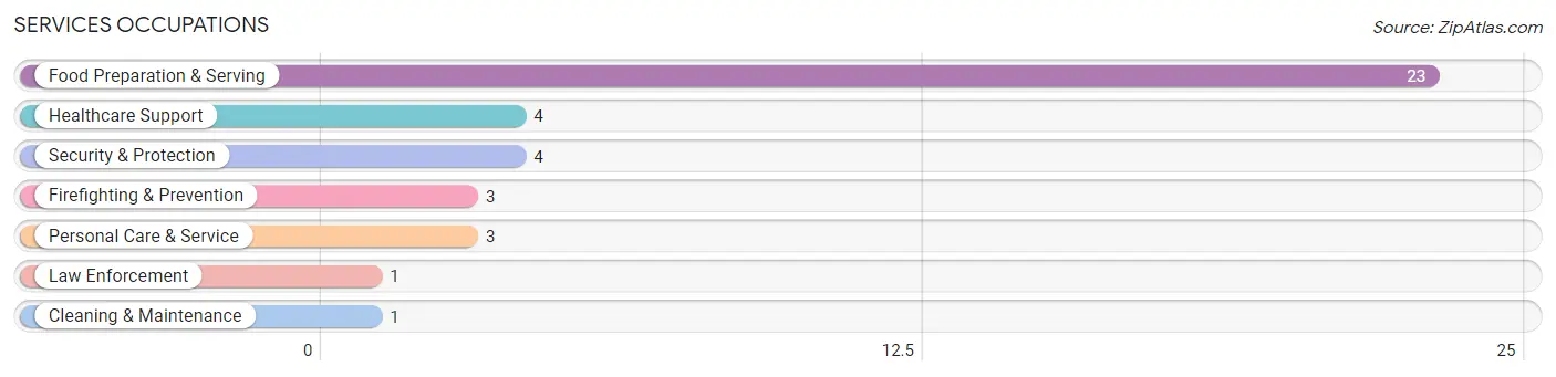 Services Occupations in Bureau Junction