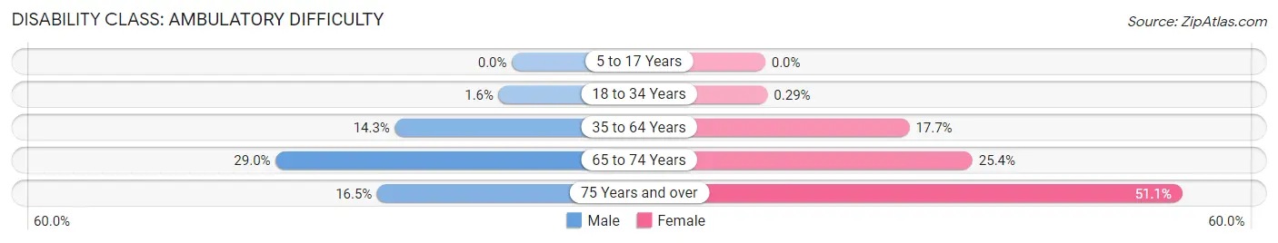 Disability in Carbondale: <span>Ambulatory Difficulty</span>