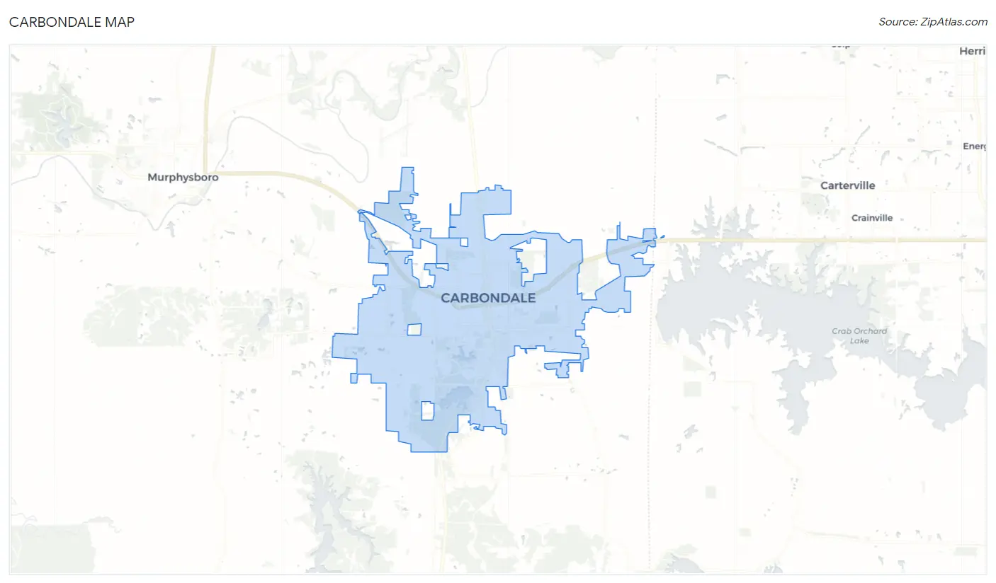 Carbondale Map