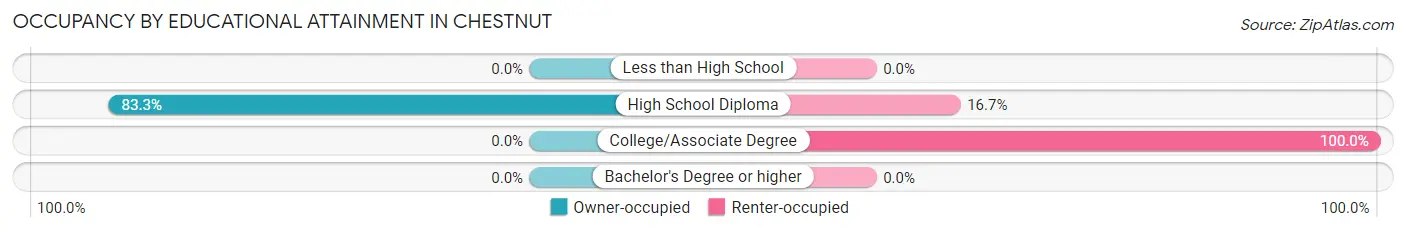 Occupancy by Educational Attainment in Chestnut