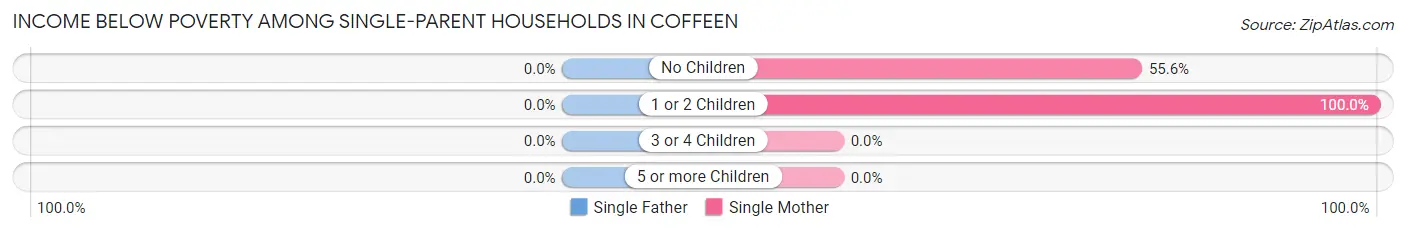 Income Below Poverty Among Single-Parent Households in Coffeen