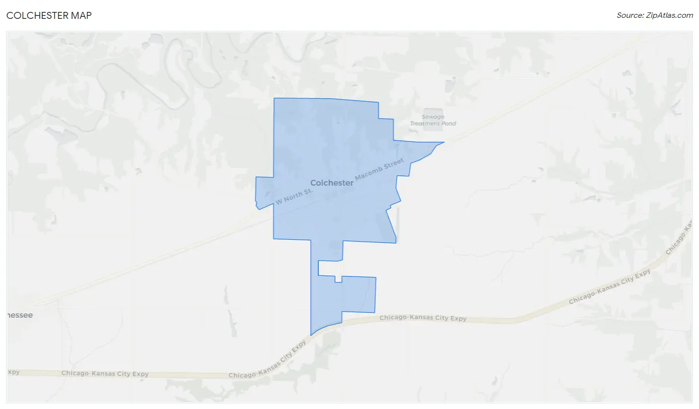 Colchester Map