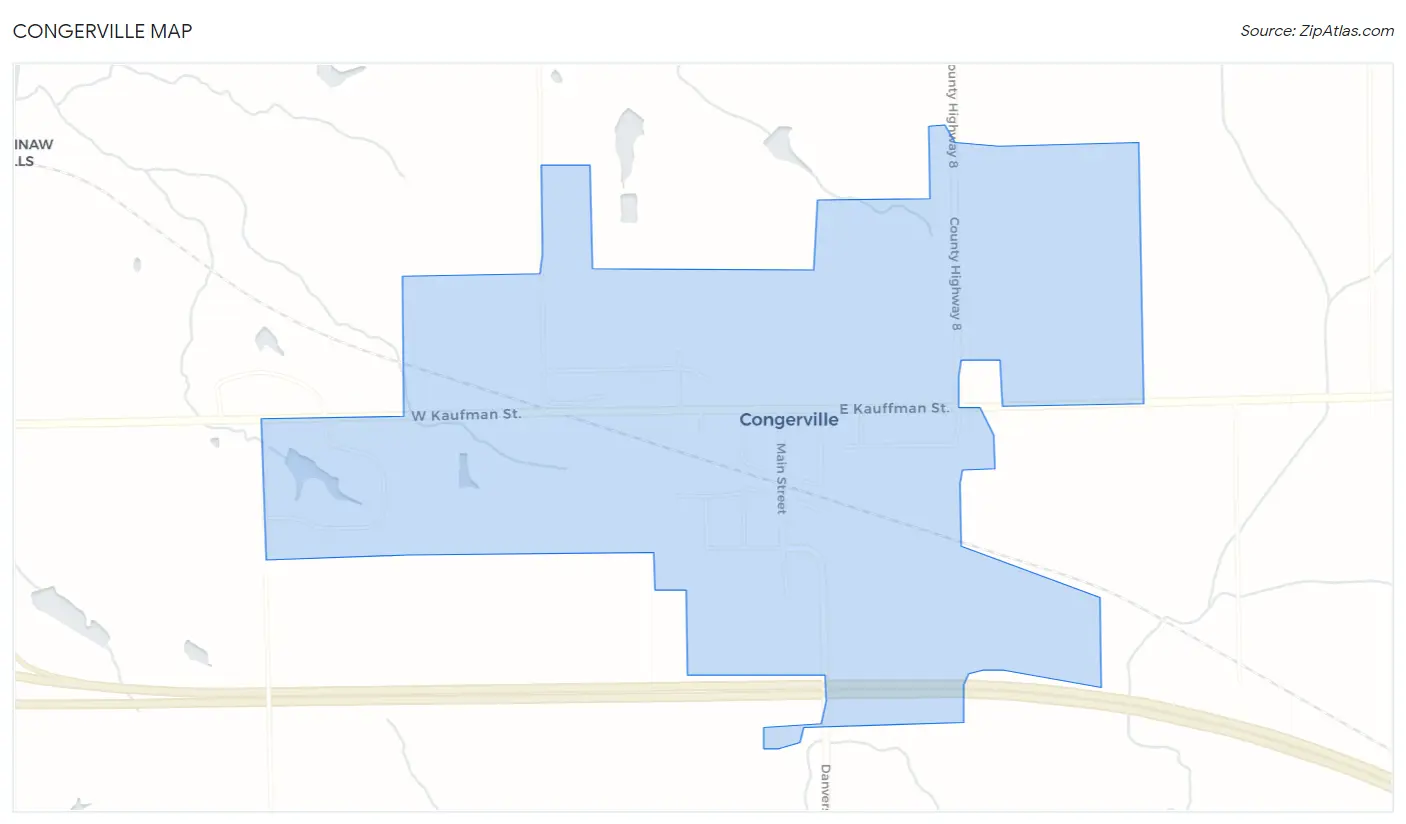 Congerville Map