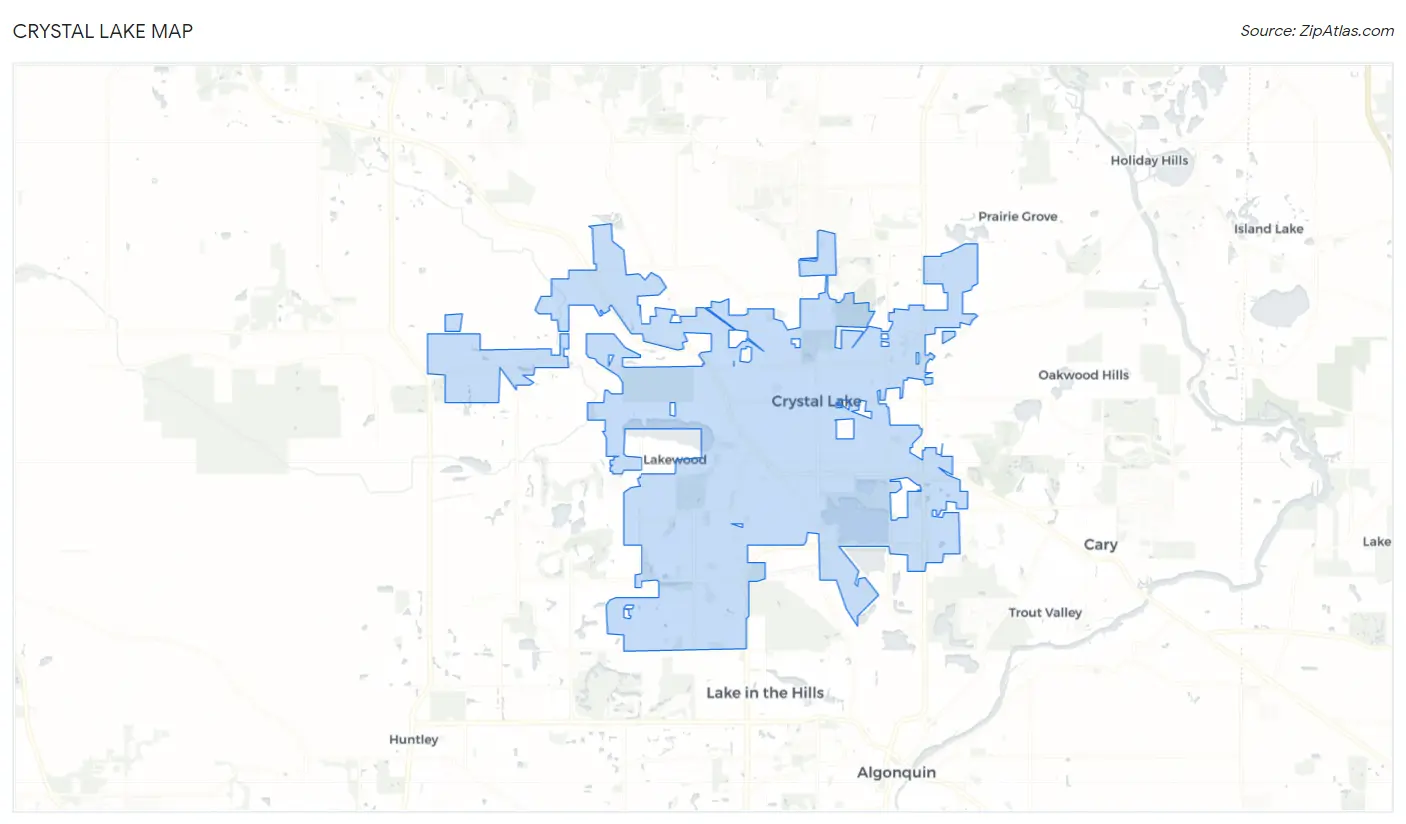 Crystal Lake Map