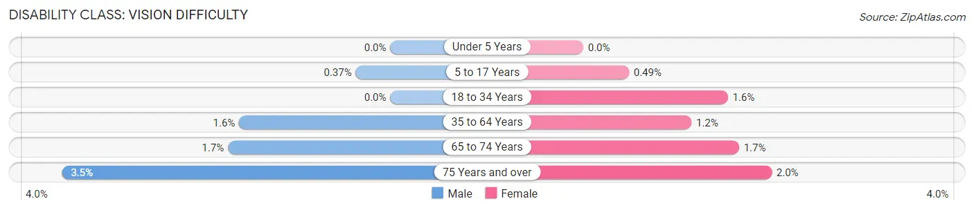 Disability in Downers Grove: <span>Vision Difficulty</span>