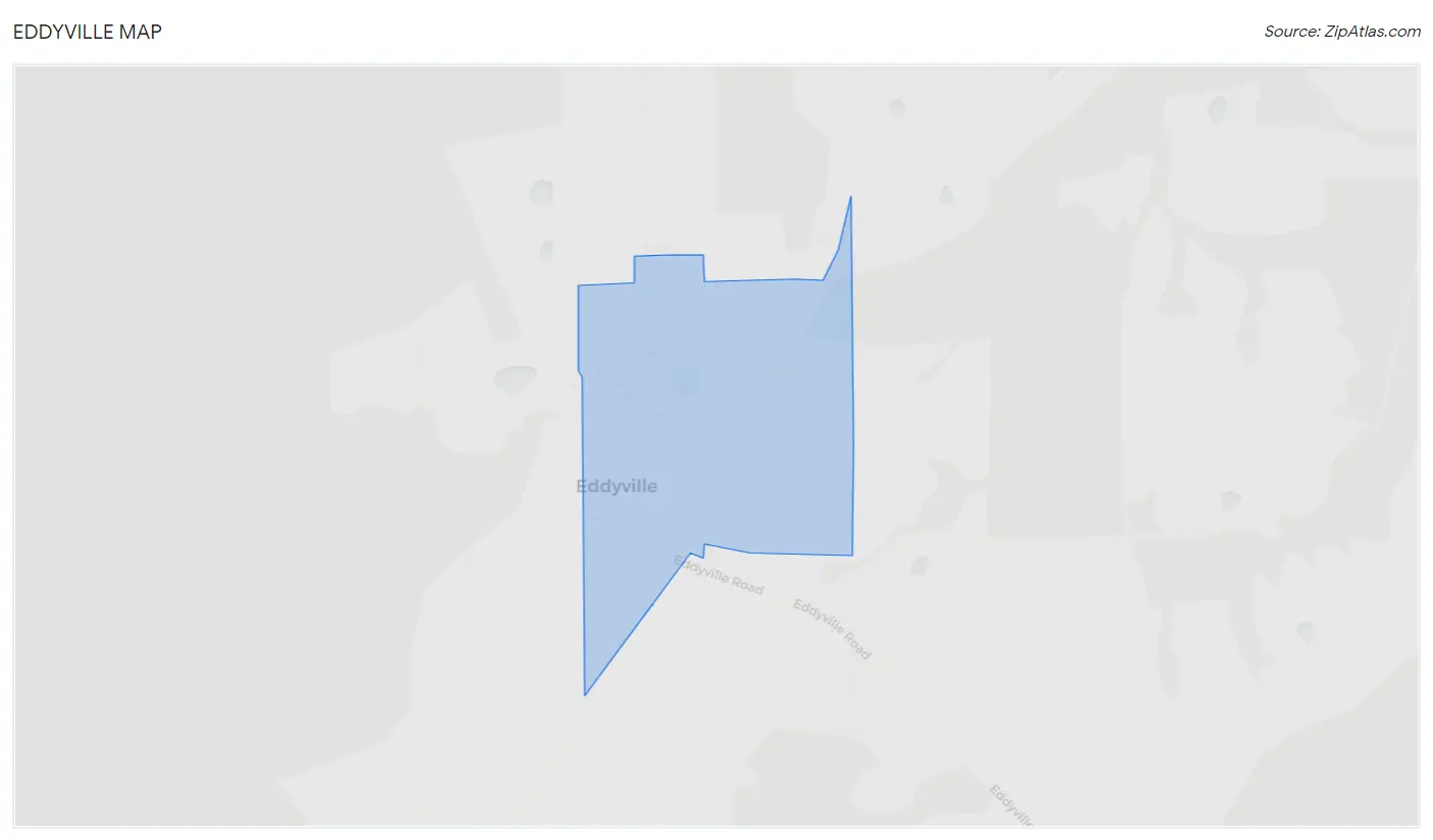 Eddyville Map