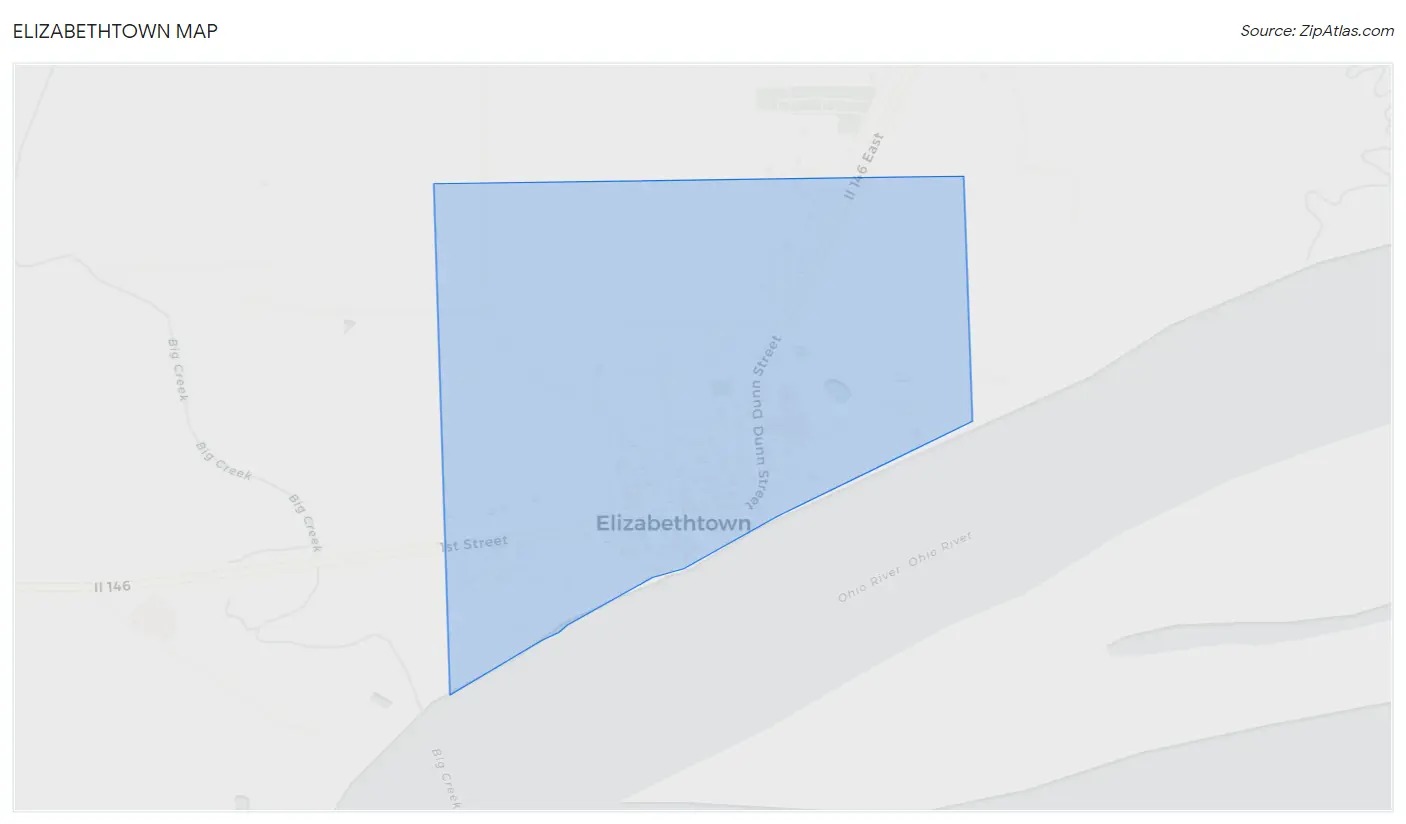 Elizabethtown Map