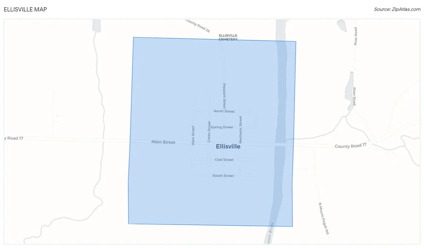 Ellisville Map