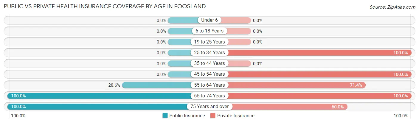 Public vs Private Health Insurance Coverage by Age in Foosland