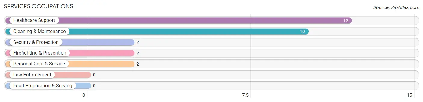 Services Occupations in German Valley