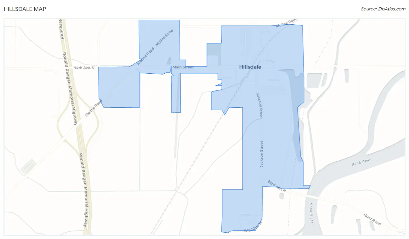 Hillsdale Map