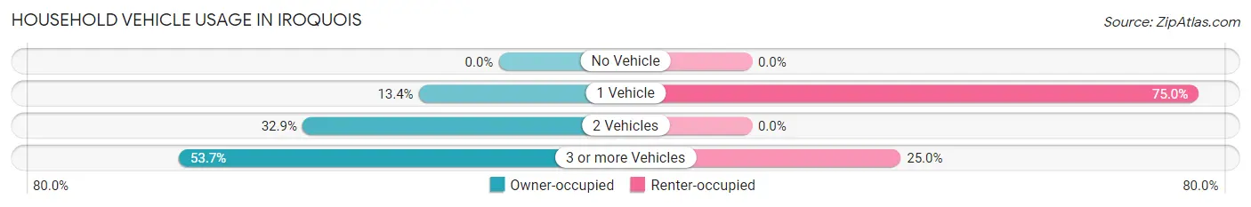 Household Vehicle Usage in Iroquois