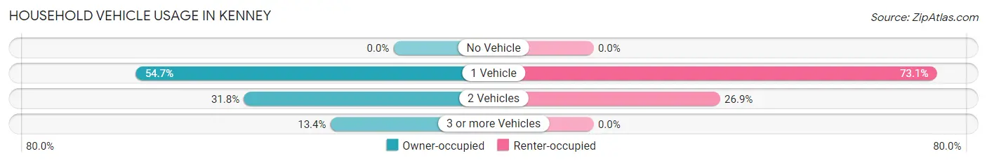 Household Vehicle Usage in Kenney