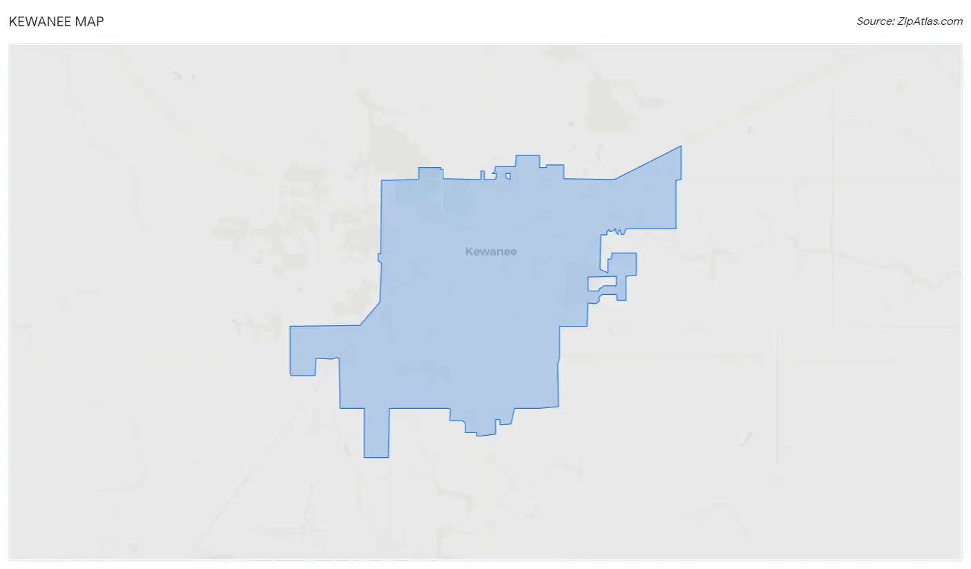 Kewanee Map