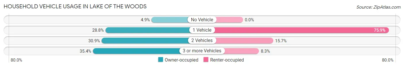 Household Vehicle Usage in Lake of the Woods