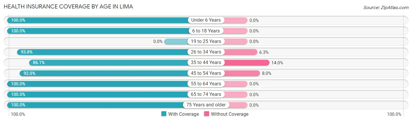 Health Insurance Coverage by Age in Lima