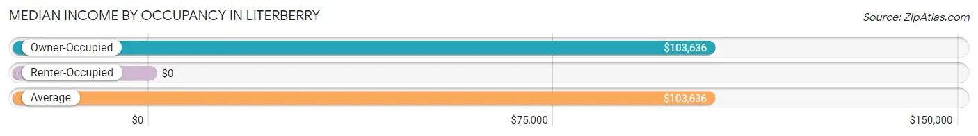 Median Income by Occupancy in Literberry