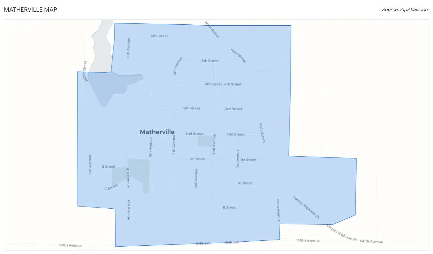 Matherville Map
