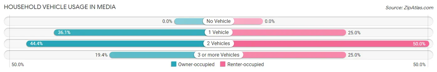 Household Vehicle Usage in Media