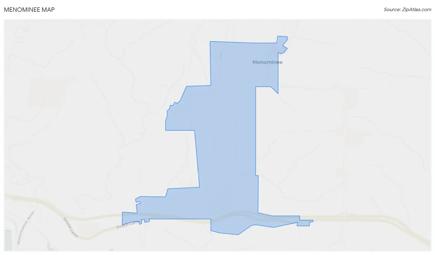 Menominee Map