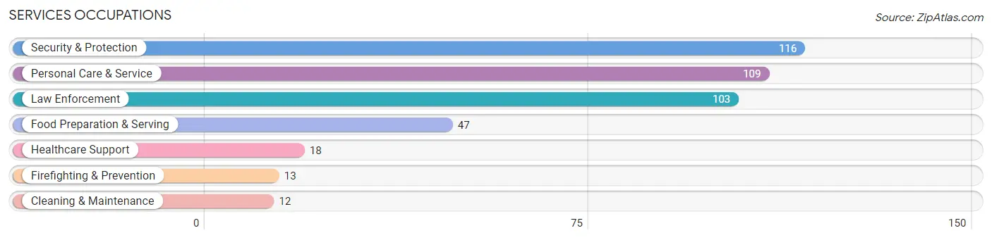 Services Occupations in Monee