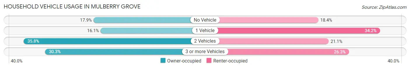 Household Vehicle Usage in Mulberry Grove