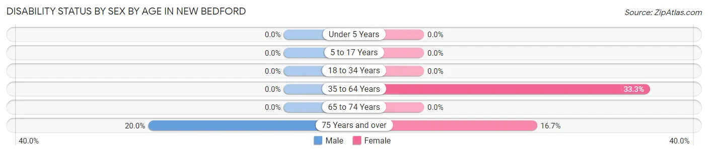Disability Status by Sex by Age in New Bedford