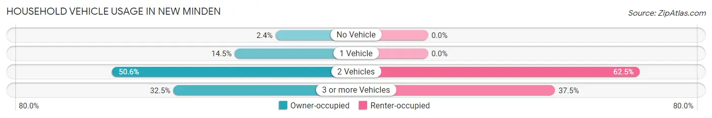 Household Vehicle Usage in New Minden
