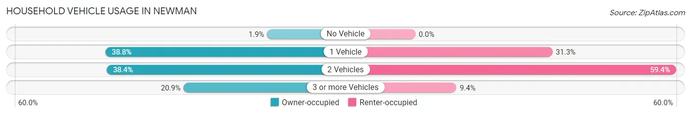 Household Vehicle Usage in Newman