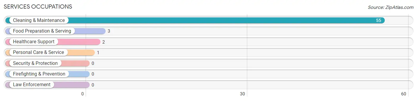 Services Occupations in Nora