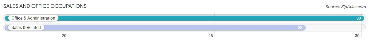 Sales and Office Occupations in Norris City