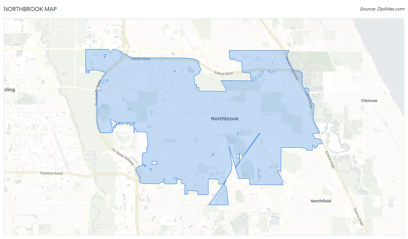 Northbrook Map