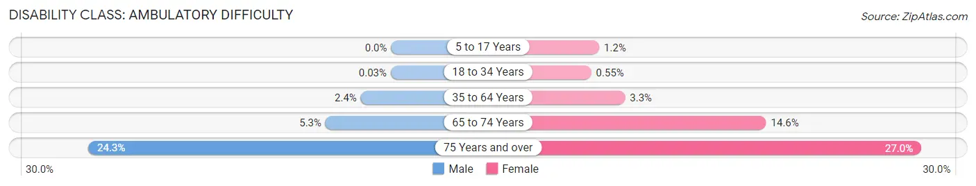 Disability in Palatine: <span>Ambulatory Difficulty</span>