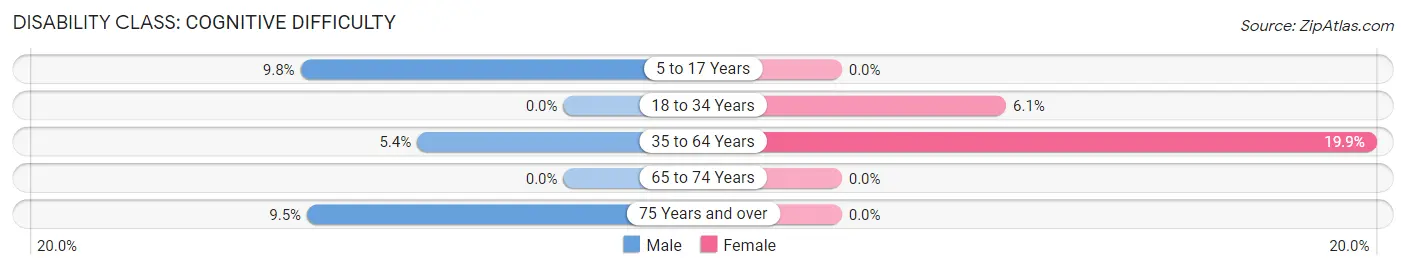 Disability in Pittsburg: <span>Cognitive Difficulty</span>