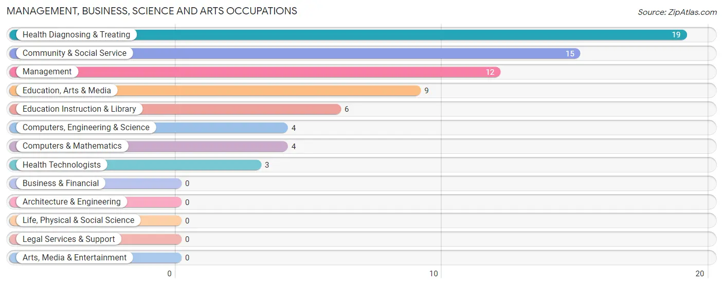 Management, Business, Science and Arts Occupations in Pittsburg