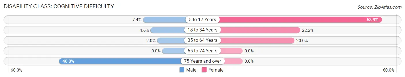 Disability in Plainville: <span>Cognitive Difficulty</span>